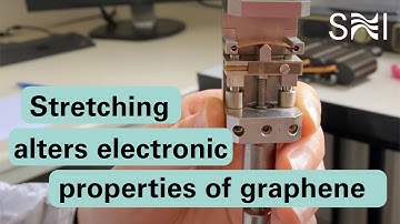 Stretching alters the electronic properties of graphene