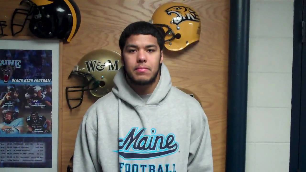 Maine Football Senior Brandon McLaughlin Discusses His Pro Day