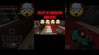 Fight at mension amezing 🤯🤯 #minecraft #shorts
