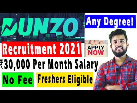 🔴 DUNZO Recruitment 2021 | How to Joining DUNZO | Off Campus Drive For 2021 Batch
