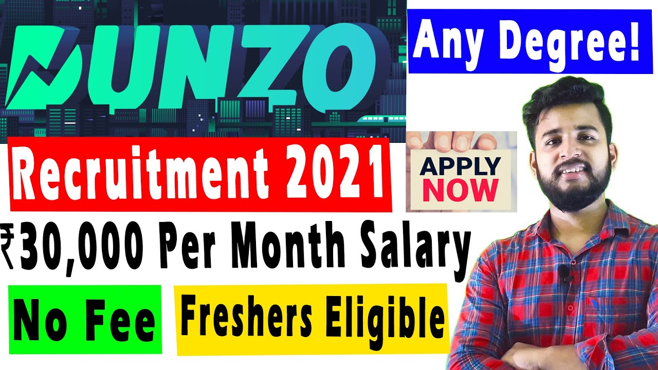🔴 DUNZO Recruitment 2021 | How to Joining DUNZO | Off Campus Drive For 2021 Batch