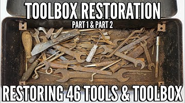 Vintage Toolbox Restoration: Restoring a Toolbox and Everything Inside (Full Video)