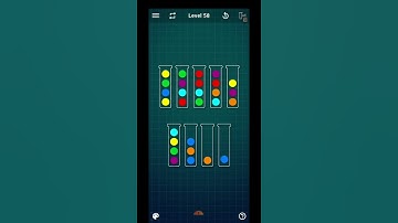 Ball sort puzzle level 58