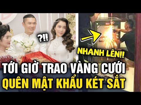Video Hy hữu sắp đến giờ làm 'TRAO VÀNG ĐÁM CƯỚI' ba mẹ... - youtube