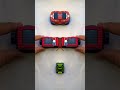 🚓 Tiny Lamborghini vs Police Car 🏎️ Perfect Symmetry! #Lamborghini #PoliceCar