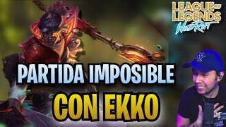 ¡EKKO SI PUEDE CARREAR PARTIDAS!