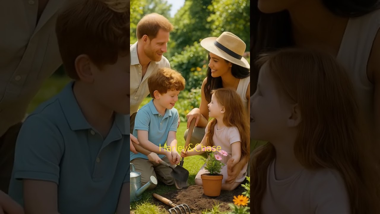 Prince Harry & Kids Gardening 🧑‍🌾 