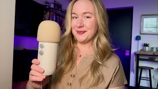 Up close ASMR ramble about my NEW JOB 🥳 w/ lots of hand movements 🫶🏻
