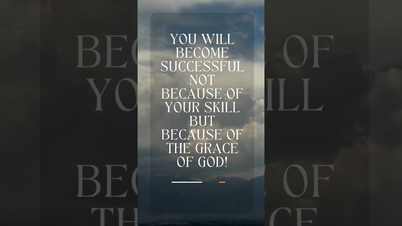 thank God for what you achieved 