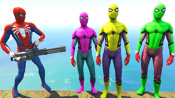 GTA 5 Crazy Ragdolls Red Spiderman VS Green Spiderman VS Pink Spiderman (Euphoria Physics & Fails)