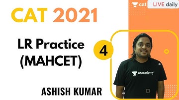 CAT 2021 | LRDI | LR Practice (MAHCET) l Unacademy CAT | Ashish Kumar