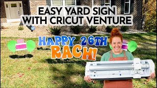 DIY Yard Sign With Cricut Venture - SO EASY! by Oak & Lamb 2,785 views 6 months ago 16 minutes
