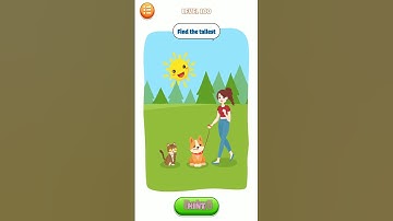 brain story tricky puzzle Level 100: Find The Tallest (Android,iOS)gameplay funny#shorts