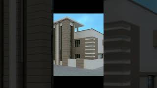 3D House | 3D House Design | 3D Elevation | #shorts |#short