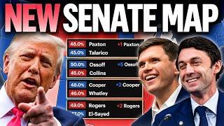 2026 Senate Map Based on the LATEST POLL in Every Race! (JULY UPDATE)