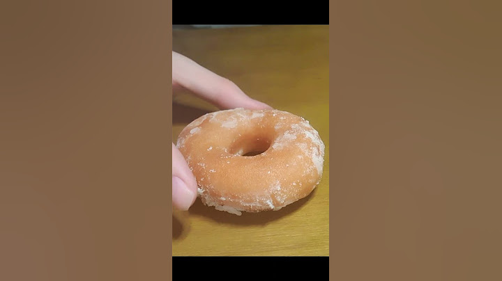 도너츠 정석으로 맛있게 먹는 방법 #shorts