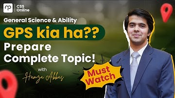 🟡 Crack  General Science Portion-GPS| CSS Online| PMS | MPT Exam |  General Science and Ability