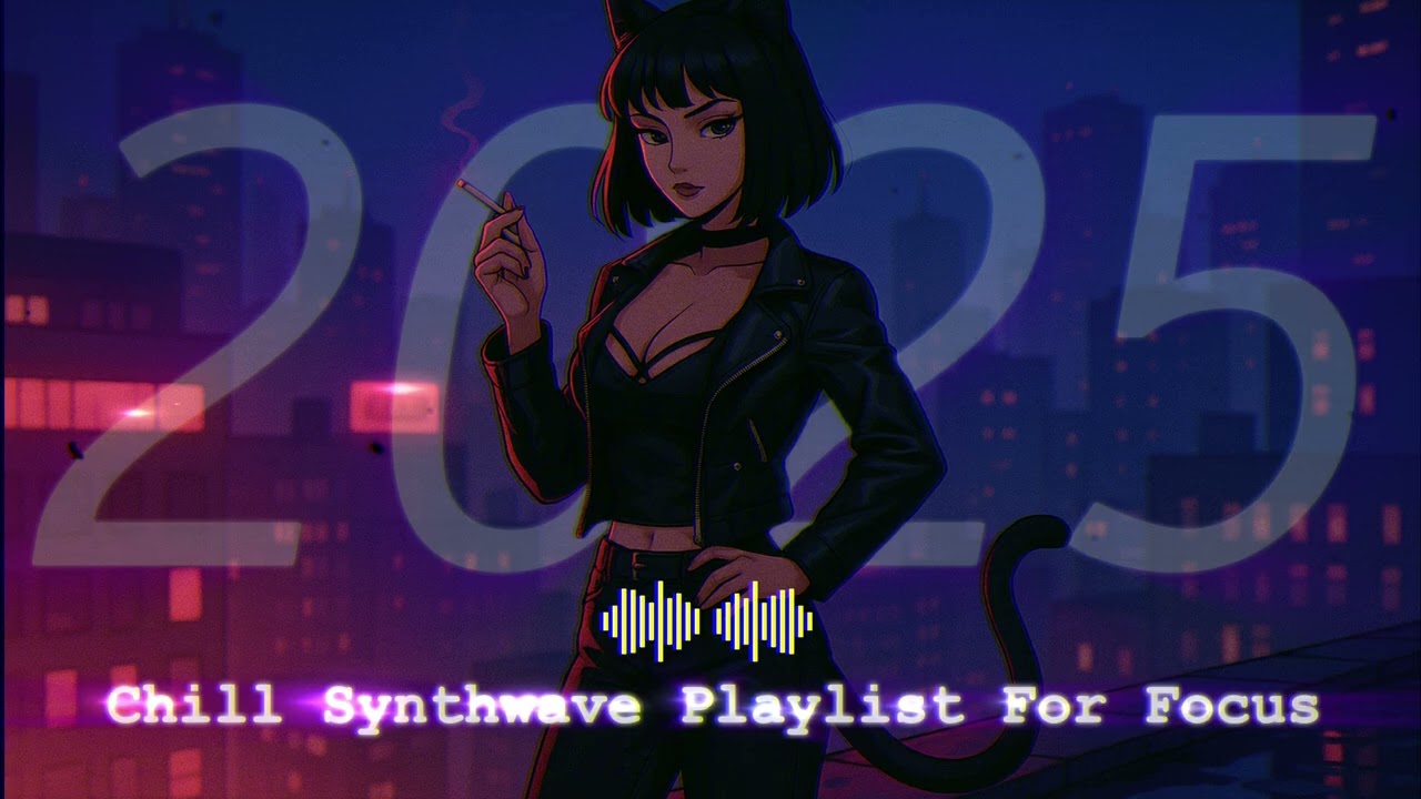 [Synth Pop 2025] Playlist | Sad Girl Vocals | Chill BGM for Study, Sleep, Rainy Night 🌙