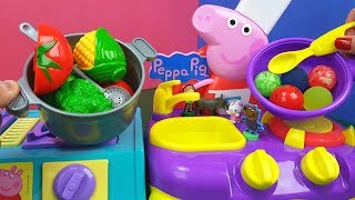 Tia Fla E Produção Cozinham Comidinhas E Surpresas Nos Fogões Peppa Pig