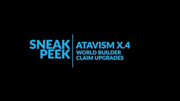 Atavism Online - Atavism X.4 - Claim Upgrades And Building Limits