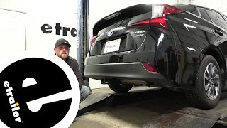 etrailer | EcoHitch Hidden Trailer Hitch Receiver Installation - 2022 Toyota Prius