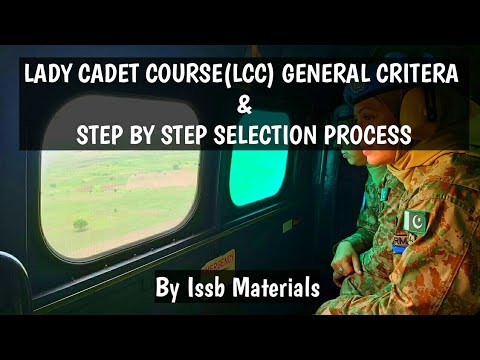 Lady Cadet Course(LCC) Pakistan Army General Criteria - YouTube
