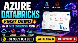 Azure Databricks Training in Hyderabad | First Demo | 11 May 2026 | Vinay Tech | +91 9859 831 831
