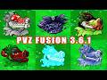PvZ Fusion 3.6.1 – Big Obsidian Gloom Shroom & All Machine Turrets vs 999 Gargantuars