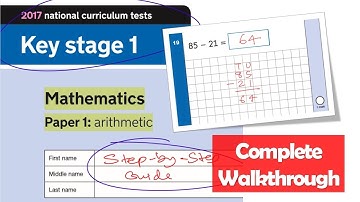 2017 KS1 Maths SATS Paper 1 Arithmetic | Complete Walkthrough