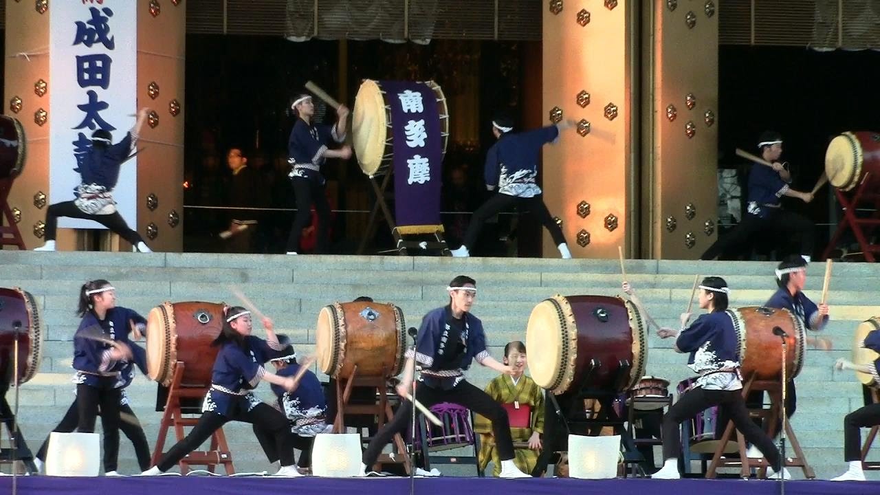 南多摩中等教育学校太鼓部 千年夜舞台 成田山太鼓祭 2017 Japanese Taiko