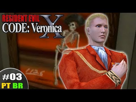 Detonado Resident Evil Code Veronica X Traduzido PT - BR (No Damage) #01  Bem vindo Rockfort Island 