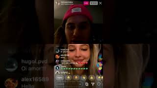 Madelyn Cline and Chase Stokes Instagram live on June 16th (06/16/20)