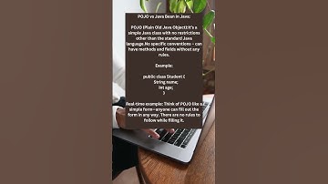 POJO vs java bean differentiate #java #codingexplained #codecreate #bean #pojo #tech