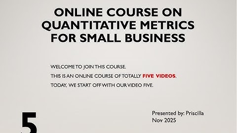 Video 5 - From Insights to Strategy