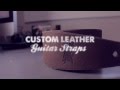 Guitar straps create the right way  rusty knuckles custom leather guitar strap