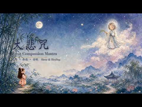 《大悲咒》｜Great Compassion Mantra× Lo-fi Beats｜給疲憊身心的溫柔陪伴 🌙 安神助眠．淨化．靜心．讀書．冥想|  1 Hour | 菩提樹下喝拿鐵