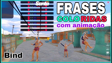 ENSINANDO COMO COLOCAR FRASES COLORIDAS COM ANIMAÇÃO EM CIMA DO PERSONAGEM NO GTA RP (BIND)