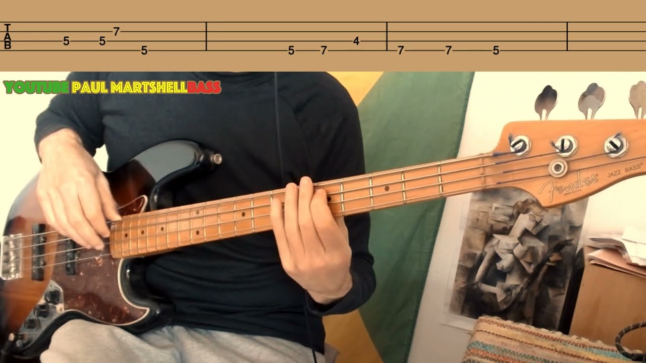 Small Axe (Instrumental) - Bob Marley & The Wailers (Bass Cover And Tabs)