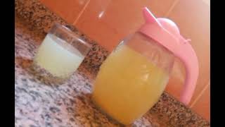 #عصير_الليمون#عصير الحمض منعش بكمية كبيرة مع طريقة صحية للإحتفاظ به في المجمد #رمضان_كريم