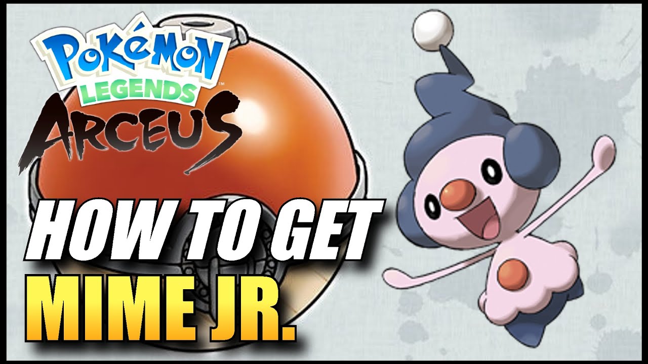 Pokemon Legends Arceus How To Get Mime Jr. / Mime Jr. Location YouTube