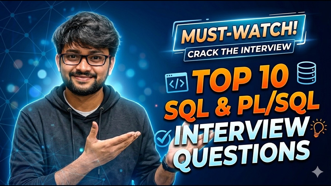 Top 10 SQL & PL/SQL Interview Questions & Answers 2026 || Learn SQL ...