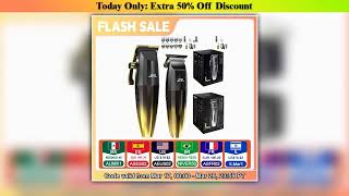 Flash Sale Original JRL2020C 2020T Hair Clipper Men's Professional Barber Shop Hair Salon Trimmer 7