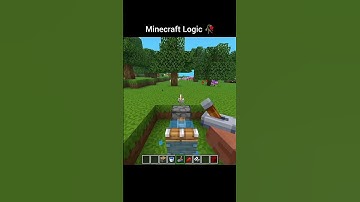 Minecraft Logic part 1. #minecraft #gaming #minecraftlogic #spongebob #shorts