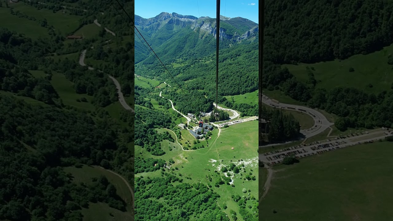 Vistazas desde el teleférico de Fuente De #cantabria