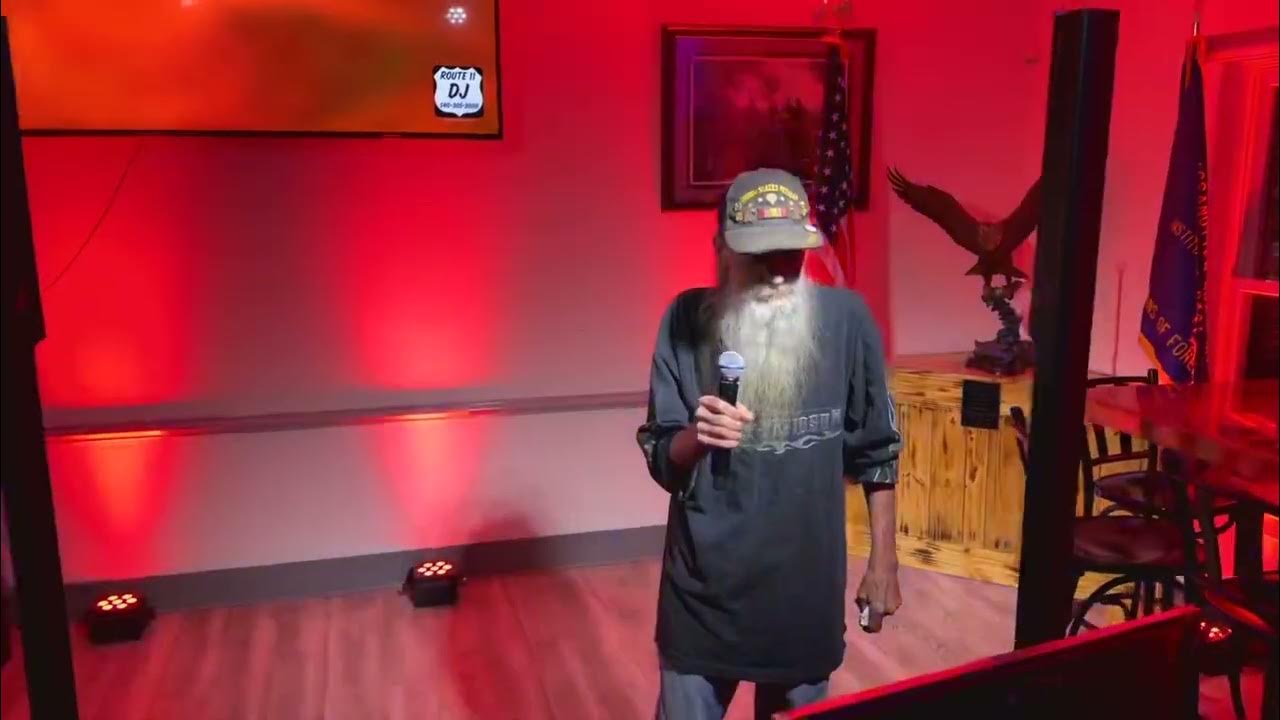 Patrick sings Keep Your Hands to Yourself at Edinburg, Va VFW 5/27/2023