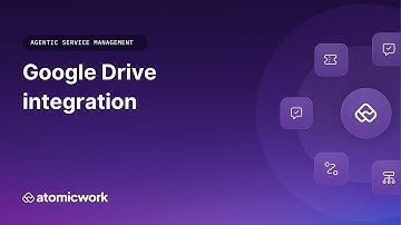 Ease enterprise knowledge access with the Atomicwork +Google Drive integration