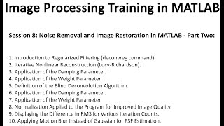 Image Processing Training in MATLAB _Session 8