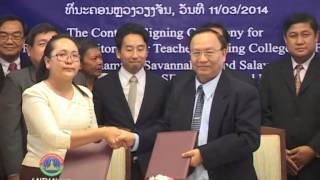 Lao News On Lntvjaif Funds Student Dormitories For Rural Women.1232014