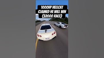 GT-R vs Hellcat 🔥😈 #shorts