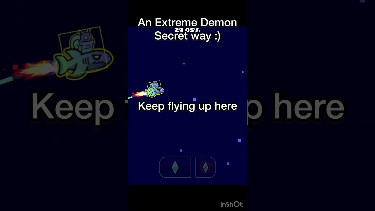 An Extreme Demon Secret Way In 2 Geometrydash Gd Shorts
